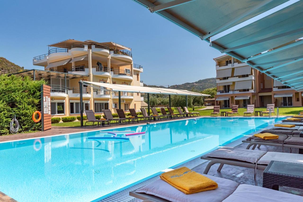Anilio Plaza Aparthotel Zacharo Exterior foto